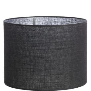 Zwarte jute cilinder lampenkap Light & Living Sendai