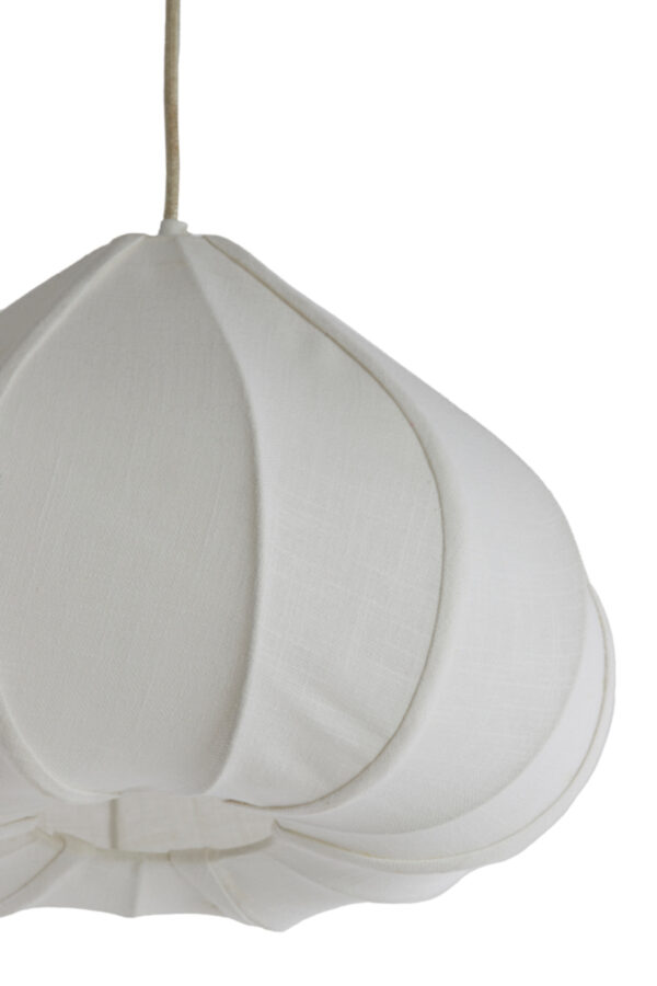 Witte japandi hanglamp peervorm Light & Living Zubeda - Image 3