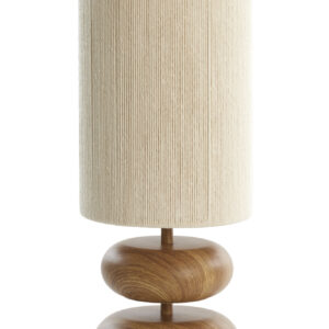 2-houtplateau japandi tafellamp naturel Light & Living Danialo