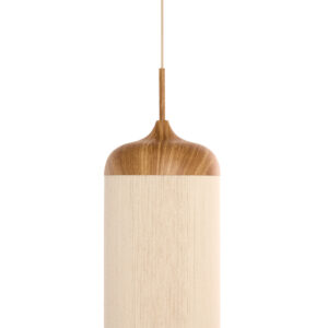 Alternative view of Hanglamp naturel/beige bekervorm katoendraad Light & Living Dania