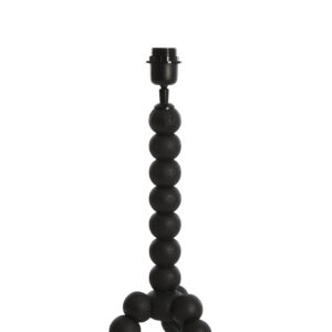 Tafellamp houten bollen zwart Light & Living Veglio