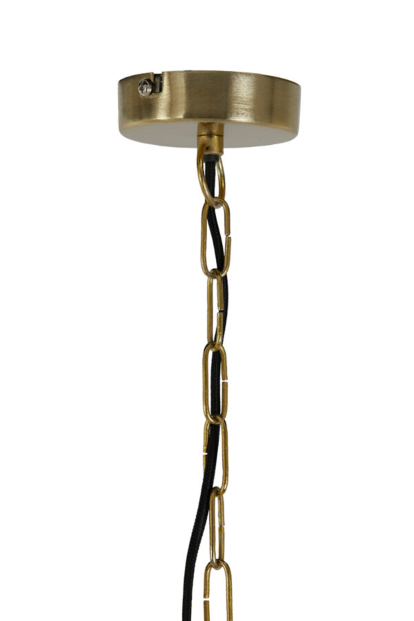 Moderne ronde gouden hanglamp Light & Living Sinula - Image 4