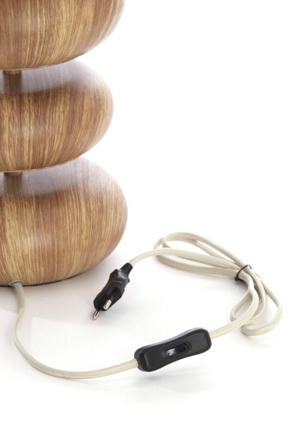 3-houtplateau japandi beige/naturel tafellamp Light & Living Danialo - Image 7