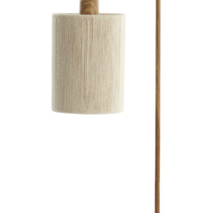 Tafellamp japandi beige/naturel gebogen Light & Living Donio