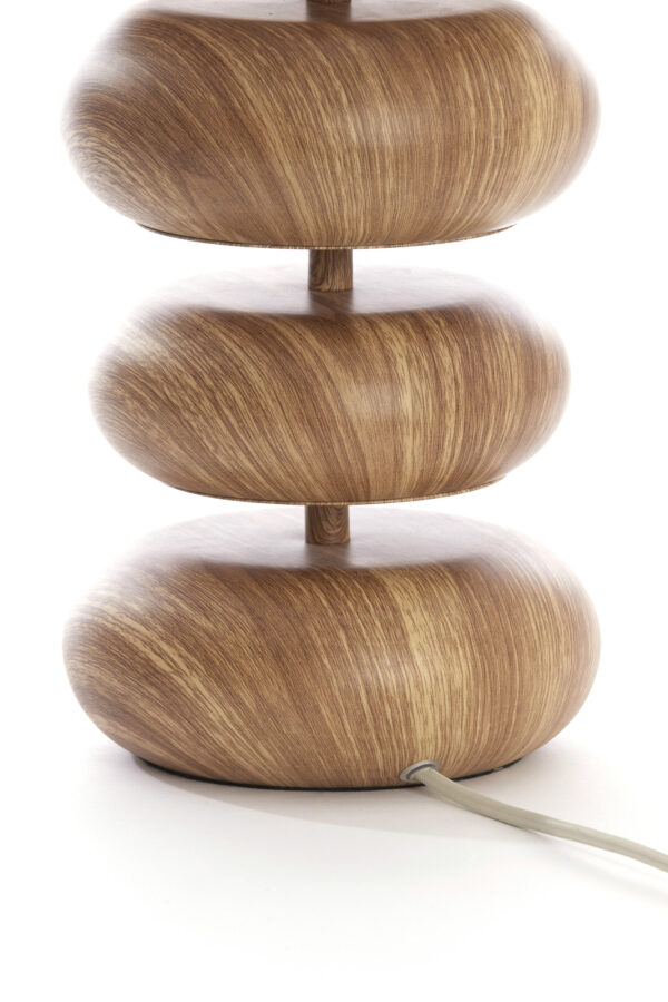 3-houtplateau japandi beige/naturel tafellamp Light & Living Danialo - Image 5