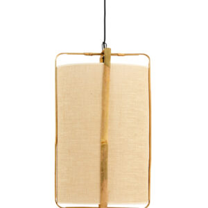 Hanglamp beige frame bamboe Light & Living Sendai