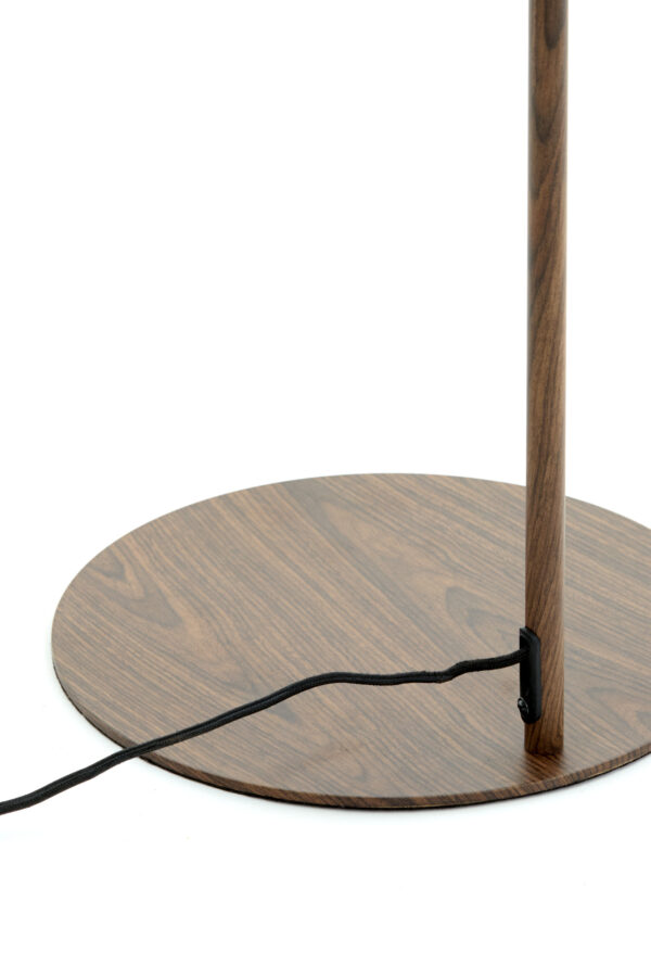 Bruine gebogen katoen/metalen vloerlamp Light & Living Donio - Image 8