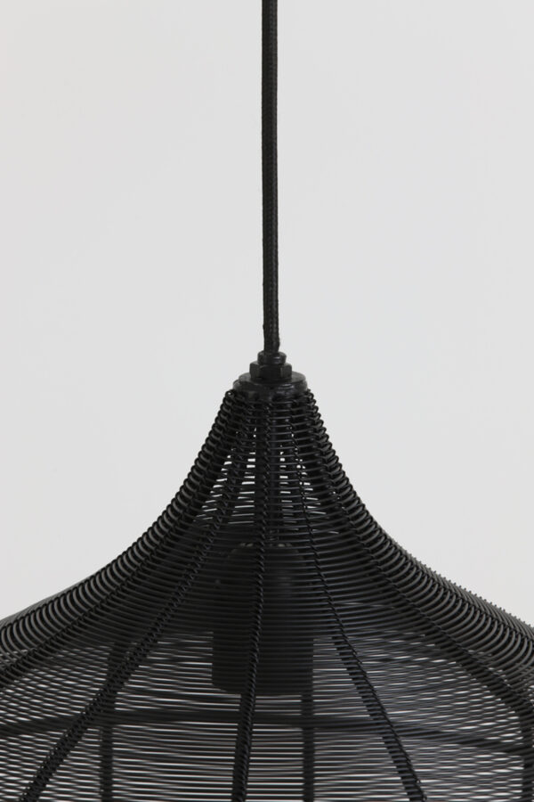 Rustieke zwarte bolvormige hanglamp Light & Living Alvaro - Image 5
