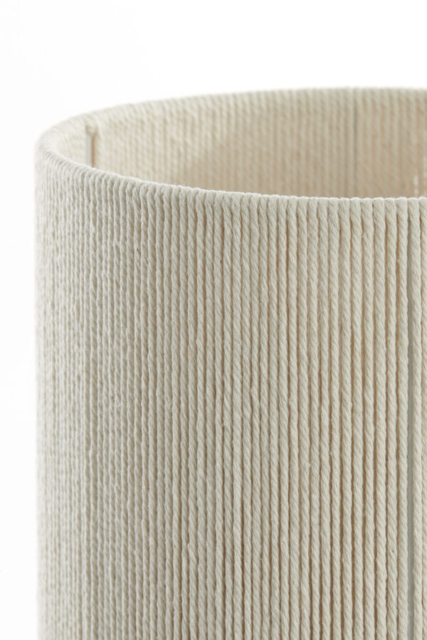 Bekervormige japandi tafellamp beige/naturel Light & Living Dania - Image 7