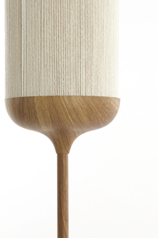 Beige/naturel rechte vloerlamp metaal Light & Living Dania - Image 6
