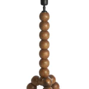 Tafellamp houten bollen lichtbruin Light & Living Veglio