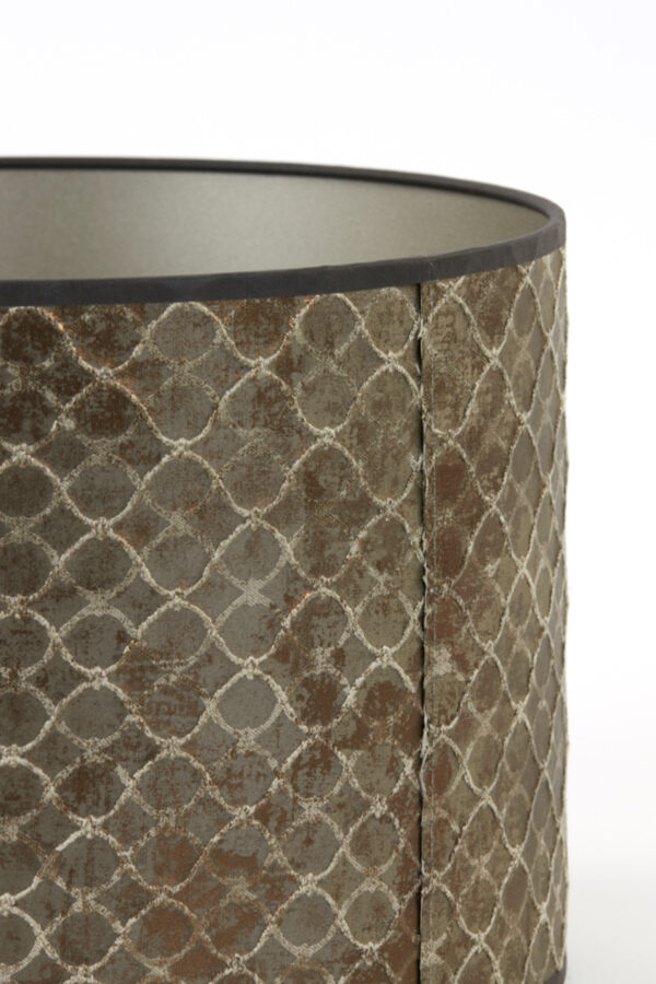Velours lampenkap cilinder goudbruin Light & Living Elodi - Image 3