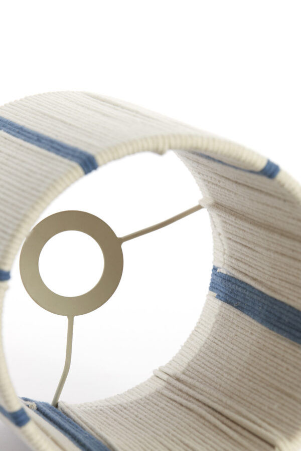 Lampenkap bohemian beige/blauw touwweefsel Light & Living Medan - Image 5