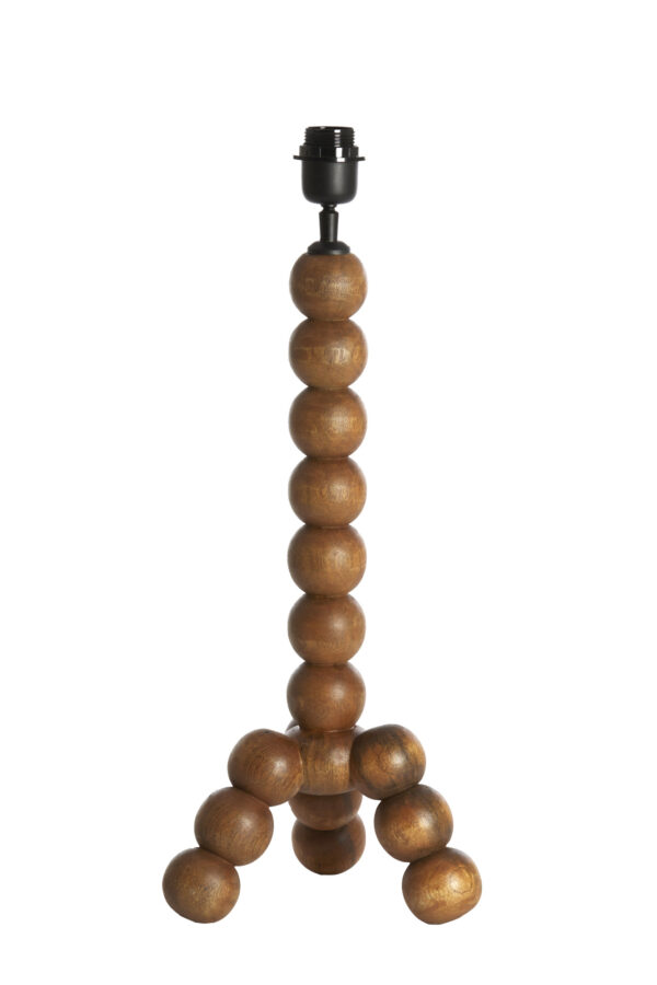 Tafellamp houten bollen lichtbruin Light & Living Veglio - Image 2