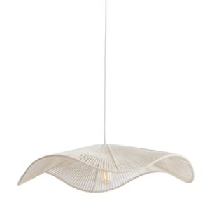 Alternative view of Organische hanglamp beige katoendraad Light & Living Rafa