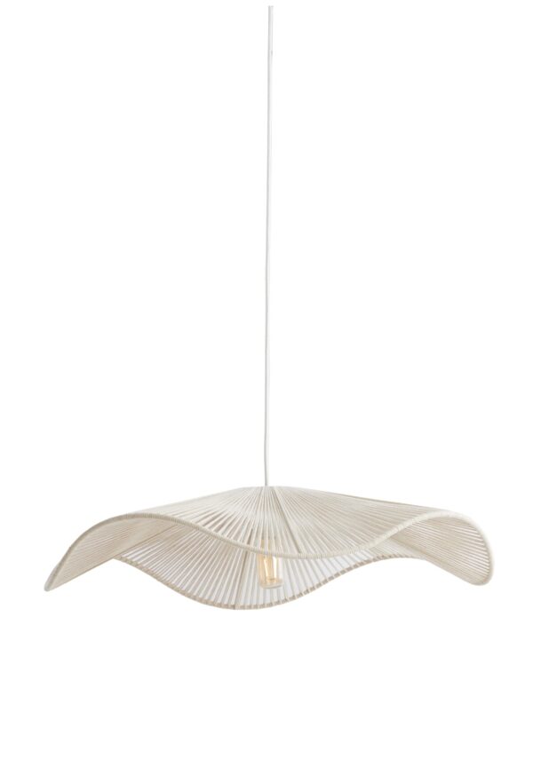 Organische hanglamp beige katoendraad Light & Living Rafa - Image 2