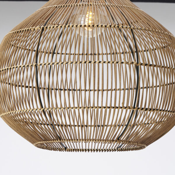 Rustieke bolvormige rotan hanglamp Light & Living Pacino - Image 4
