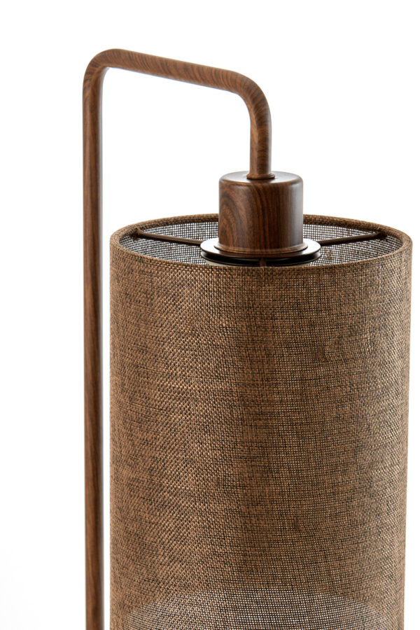 Gebogen japandi tafellamp bruin Light & Living Donio - Image 4