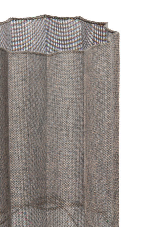Geplooide hoge lampenkap bruin Light & Living Disli - Image 3