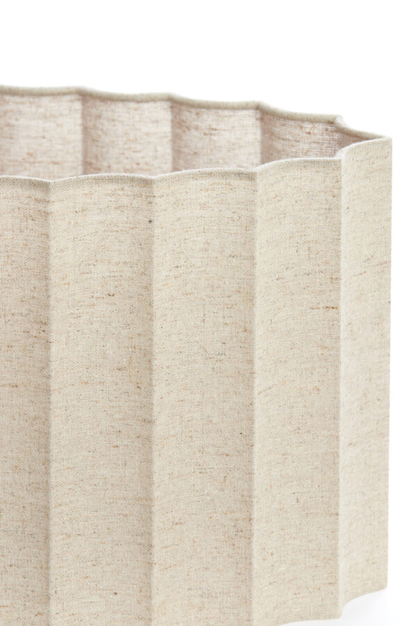 Lampenkap ovaal beige geplooid Light & Living Disli - Image 7