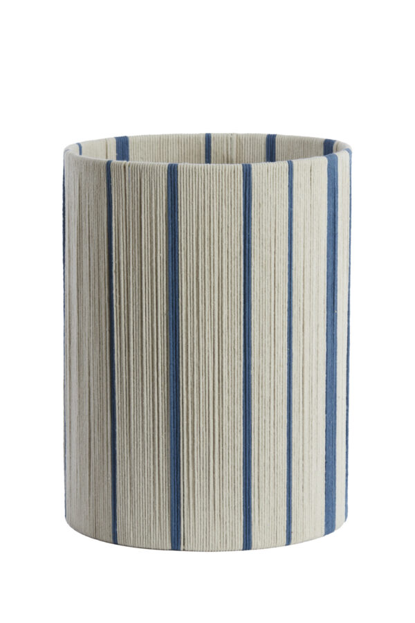 Beige/blauwe lampenkap van touw Light & Living Medan