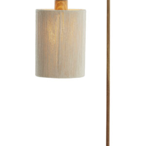 Alternative view of Tafellamp japandi beige/naturel gebogen Light & Living Donio