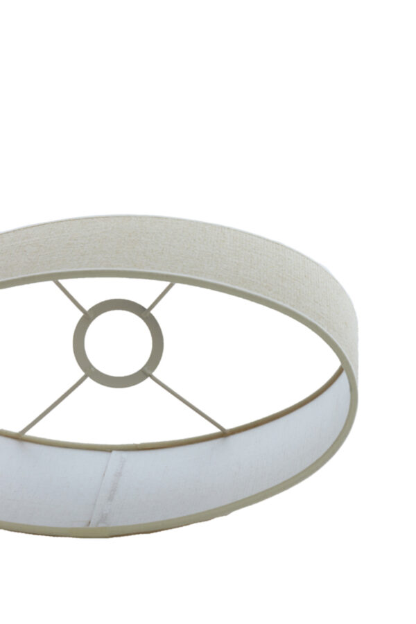 Ovale jute lampenkap beige Light & Living Sendai - Image 4