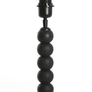 Alternative view of Tafellamp houten bollen zwart Light & Living Veglio