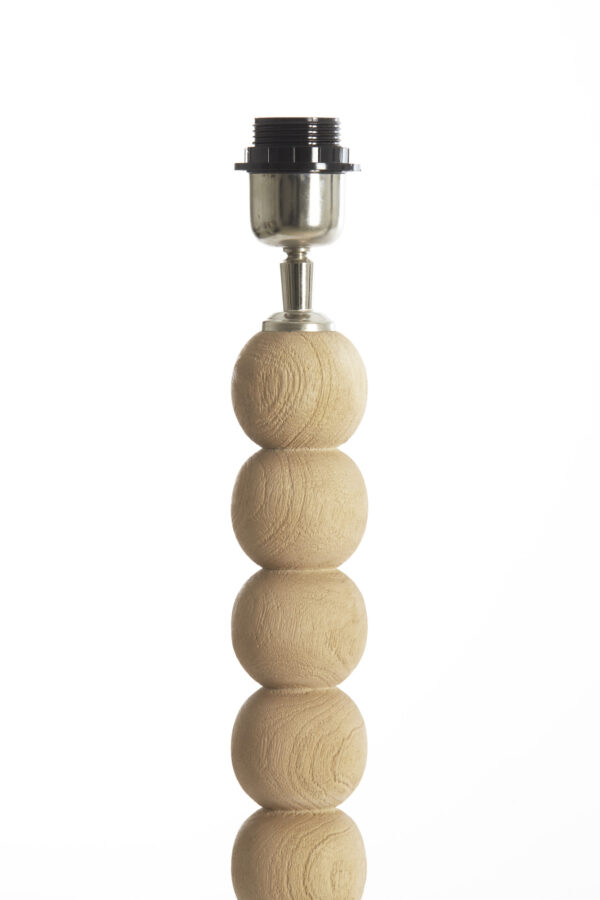 Naturel houten tafellamp bollen Light & Living Veglio - Image 2