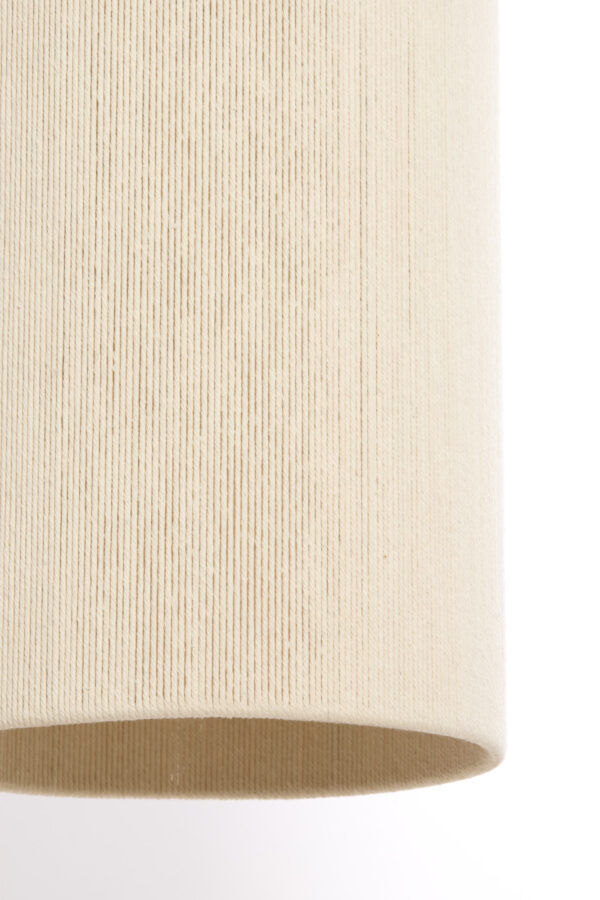 Bekervormige naturel/beige hanglamp katoendraad Light & Living Dania - Image 4