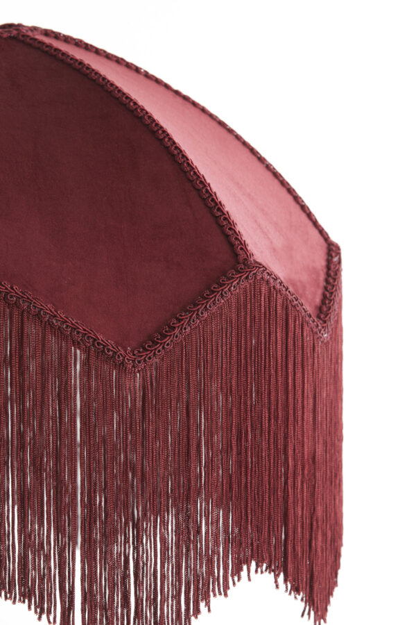 Vintage rode koepel hanglamp velvet Light & Living Malacia - Image 3