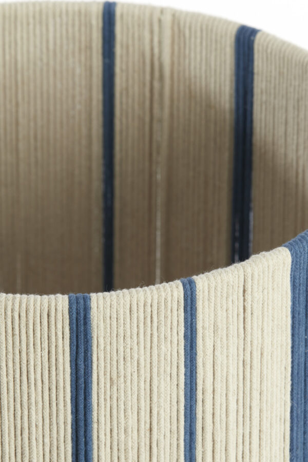 Beige/blauwe lampenkap van touw Light & Living Medan - Image 5
