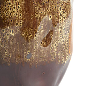 light&livingaltheavaaskeramiekdonkerbruin+crème+oranje–ø25,5x45,5cm-5e9