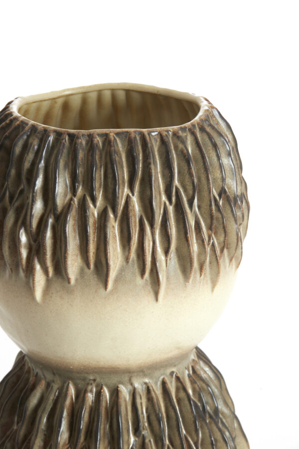 light&livingaveravaaskeramiekincrème-bruin–ø26x55cm-1