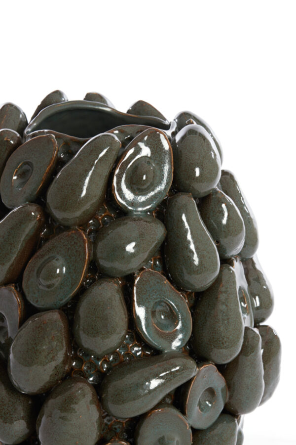 light&livingavocadovaaskeramiekbruin+groen–ø33x37,5cm-1