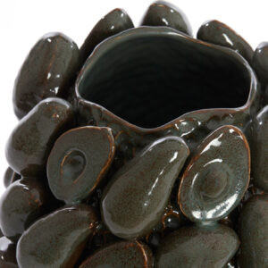 light&livingavocadovaaskeramiekbruin+groen–ø33x37,5cm-235