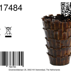 light&livingbanyavaaskeramiekglansdonkerbruin–ø33x43cm-8a