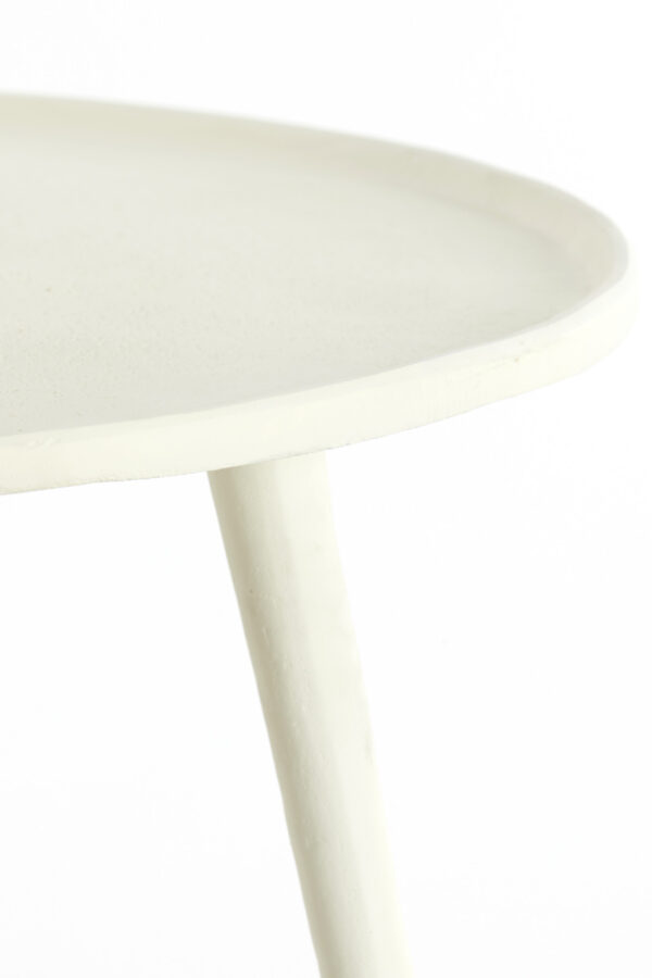 light&livingbijzettafelbabinaovaalincrème–ø67,5x37cm-329
