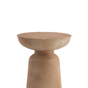 light&livingbijzettafelbenissainbeigepapier-maché–ø38x42cm-1