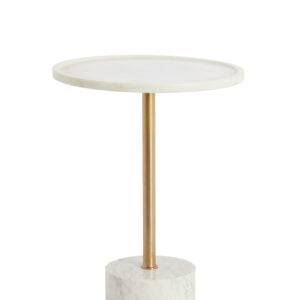 light&livingbijzettafelcivitavansteenmetwittemarmer+brons-ø37x49cm-1