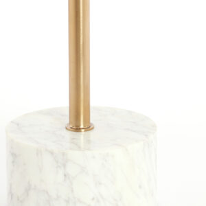 light&livingbijzettafelcivitavansteenmetwittemarmer+brons-ø37x49cm-288