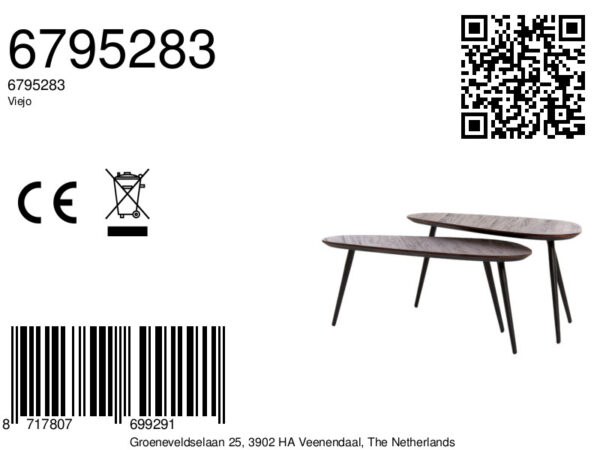 light&livingbijzettafelgiavanmetaaltravertinbruinbrons–setmax37,5x37,5x59,5cm-8a
