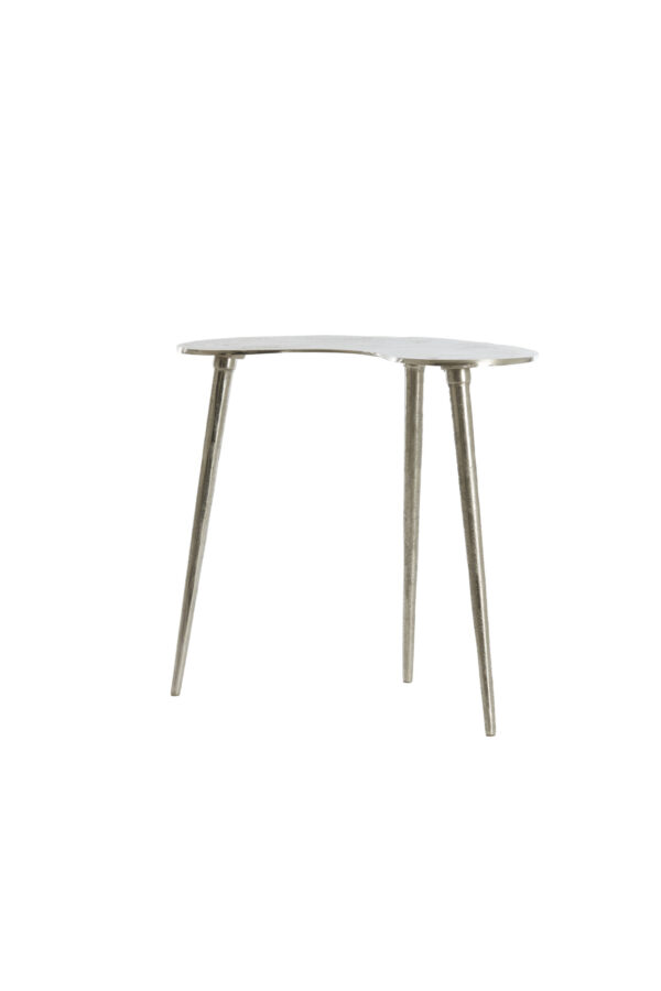 light&livingbijzettafellinosvanmetaalcrème–67x49x41cm-505