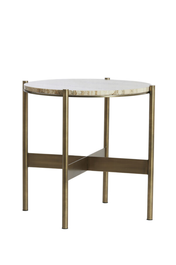 light&livingbijzettafelmacapaantiekbronsmetcrèmetravertin–ø47x45cm-1