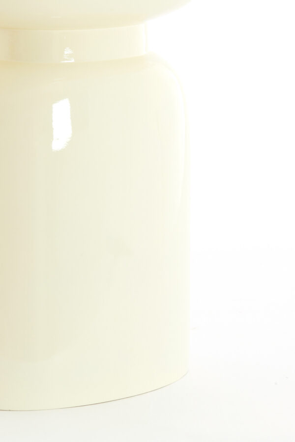 light&livingbijzettafelmancillakunststofglanscrème–55x32x51cm-1