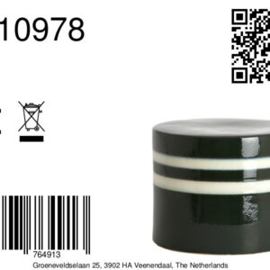 light&livingbijzettafelmoocakeramiekdonkergroen-wit–ø42x34cm-8a