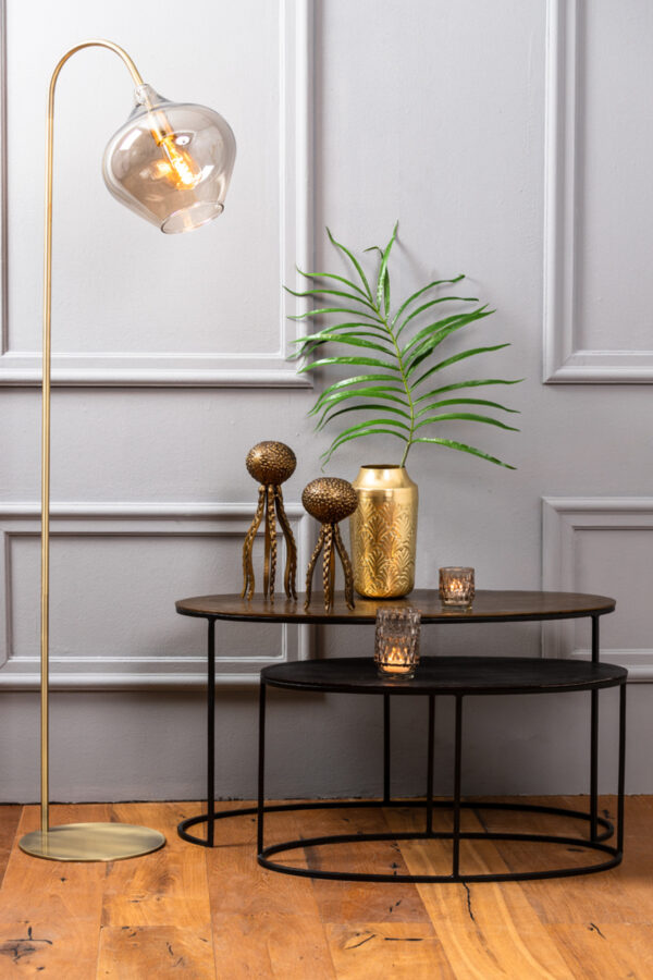 light&livingbijzettafelpaxsonmetaalantiekendonkerbrons–71x33x36en89x42x46cm-514