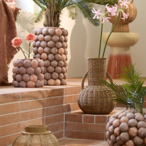 light&livingbijzettafelrovinicrèmemetdonkeroranje–ø35x40,5cm-1