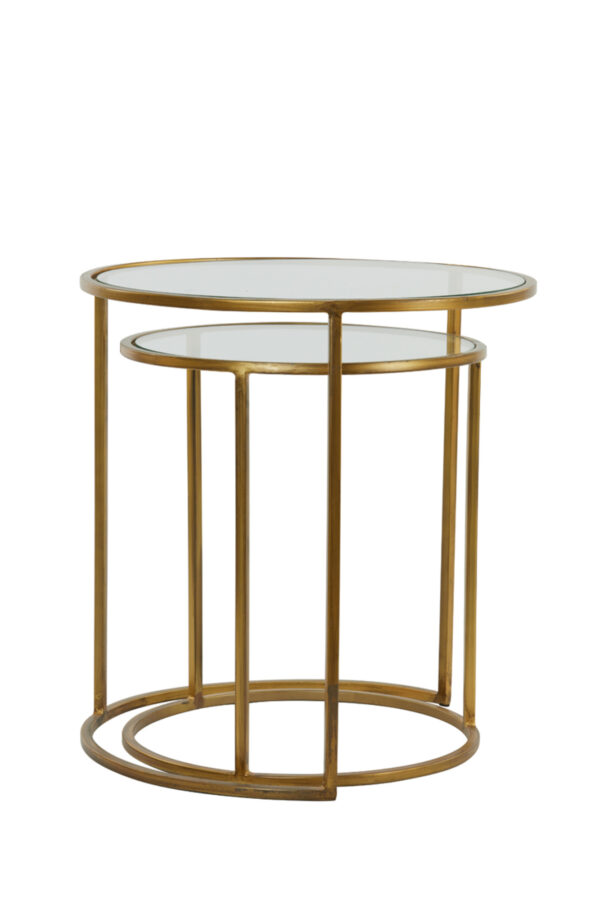light&livingbijzettafelsetduarteglasmetgoudtint–ø40x45+ø50x52cm-395