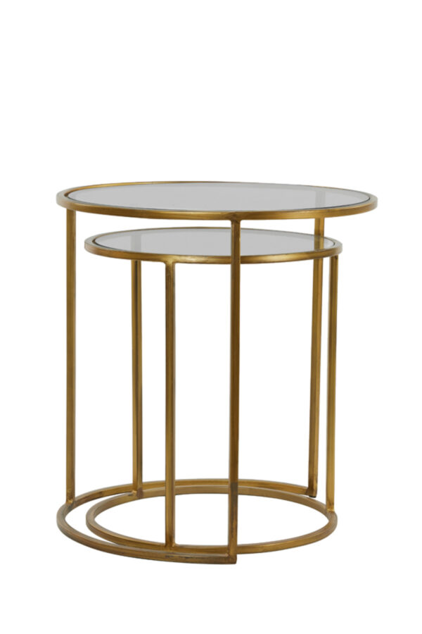 light&livingbijzettafelsetduartesmokeglasmetgoud–ø40x45+ø50x52cm-312